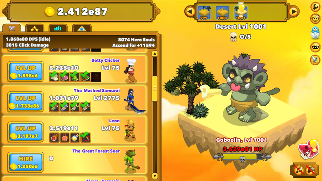 Clickerheroes cover